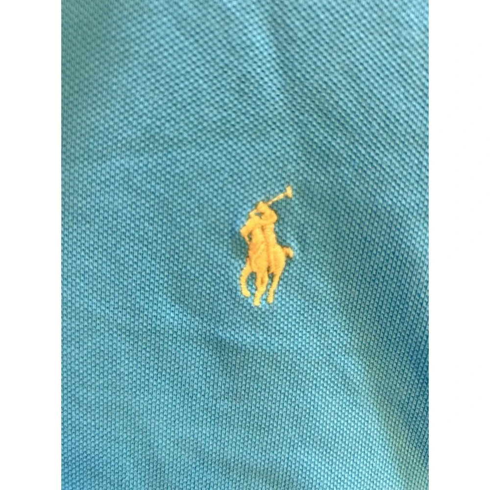 Polo Ralph‎ Lauren Classic Fit Blue Cotton Short Sleeve Polo Shirt Men's M